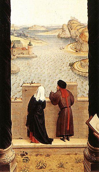 Roger Van Der Weyden St Luke Drawing the Portrait of the Madonna oil painting picture